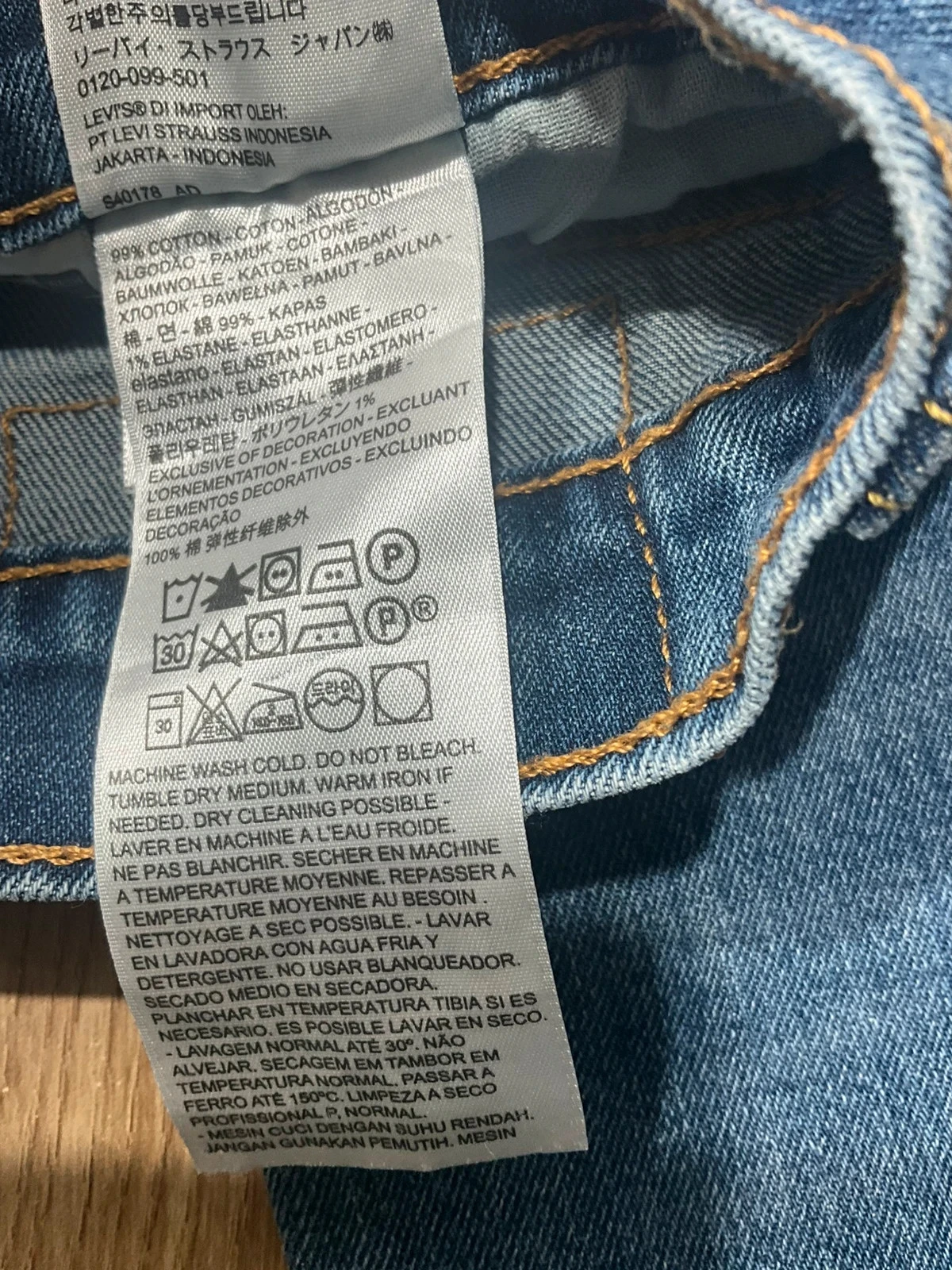 Jean Levi's 511 Slim W31 L32 Vintage Bleu Délavé  Lvh 267 – photo 11